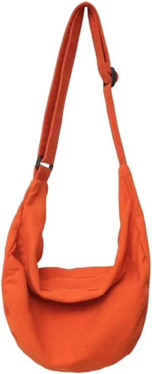 Canvas Crossbody Bag for Women and Men Trendy Messenger Bag Casual Shoulder Bag Weekend Shopping Work