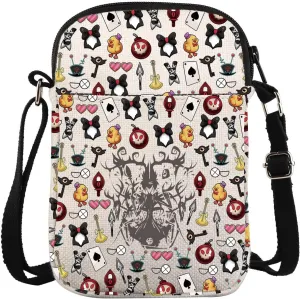 Cartoon Merchandise Crossbody Bag Alastor Carry On Bag Alastor Demon Gift The Radio Demon Helluva Gift For Fans