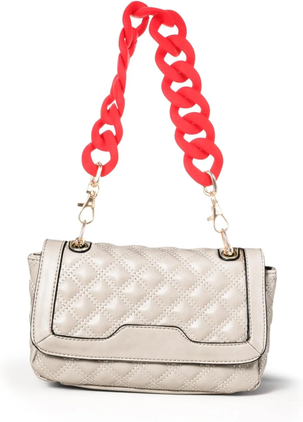 Chain Straps Metal Thick Chain Bag Red Chain Replacement Bag Chain Handbag Chain Fashion for Women Girls