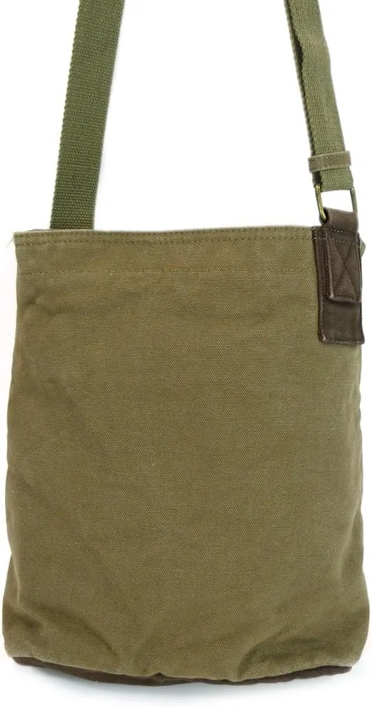 CHALA Canvas Cotton Cross-body Tote Bags with Grand Piano Key Fob/Coin Purse -6 Colors