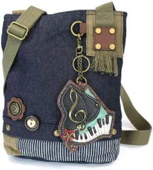 Chala Patch Cross-Body Women Handbag, Canvas Messenger Bag