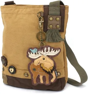 Chala Patch Cross-Body Women Handbag Canvas Messenger Bag
