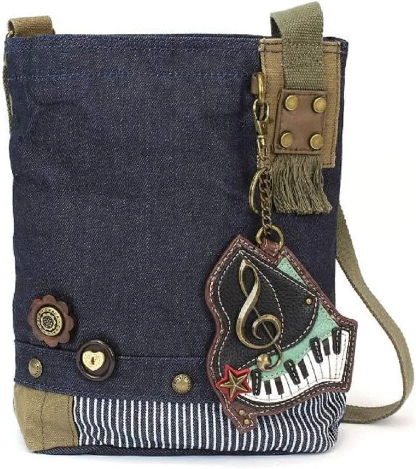 Chala Patch Cross-Body Women Handbag, Canvas Messenger Bag