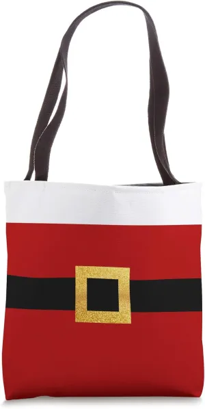 Christmas Santa Suit Belt Tote Bag