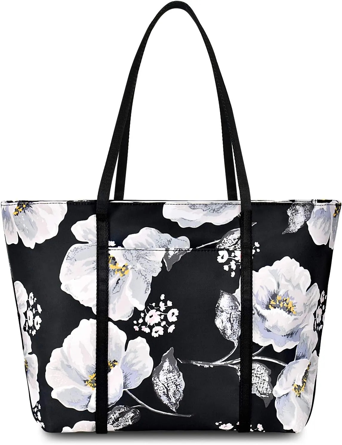 Chrysansmile Large Tote Bag for Women Work Nylon Shoulder Bags Waterproof Beach Bag Flower Womens Purses and Handbags