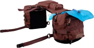 Circle Y Tucker Adventurer Durable Water-Resistant Contoured Horseback Riding Gear Saddle Pommel Bag w/Foam Padded Base, Insulated Padding, Fleece Lining, 3-Liter Water Bladder, Rain Cover Included