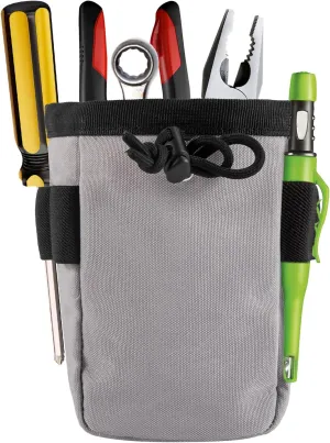 Clip-On Tool Belt Bag for Tools,Belt Pouch with Clip for Tools, Tool Pouch, Electrician Tool Pouch, Screws, and Nails,Tape Measure, Hammer- Great for an Electrician, Carpenter, Handy Man and Plumber