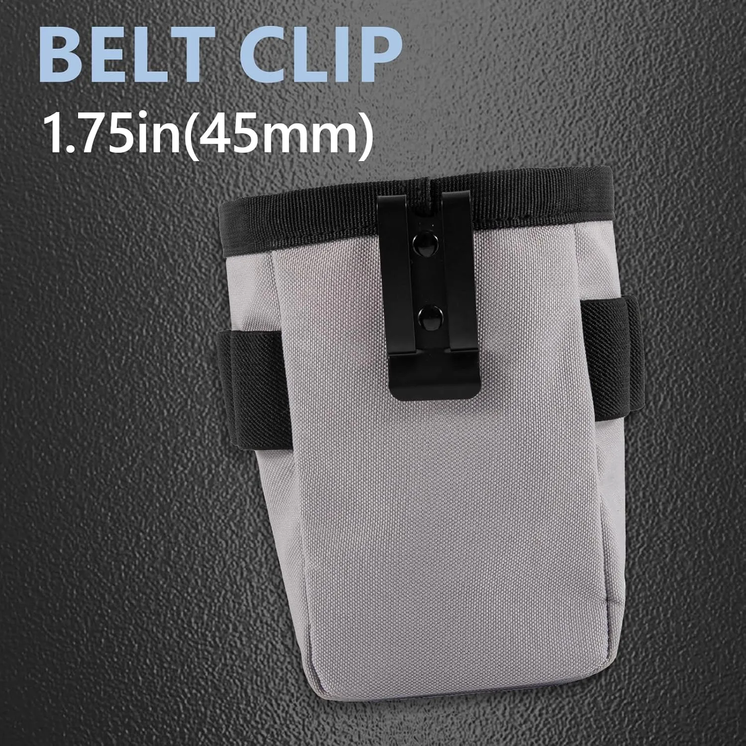 Clip-On Tool Belt Bag for Tools,Belt Pouch with Clip for Tools, Tool Pouch, Electrician Tool Pouch, Screws, and Nails,Tape Measure, Hammer- Great for an Electrician, Carpenter, Handy Man and Plumber