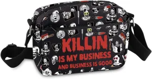 Clown Movie Merchandise Inspired Crossbody Bag Killer Clown Bag Horror Movie Lover Gift Art Gift Scary Clown Character Gift