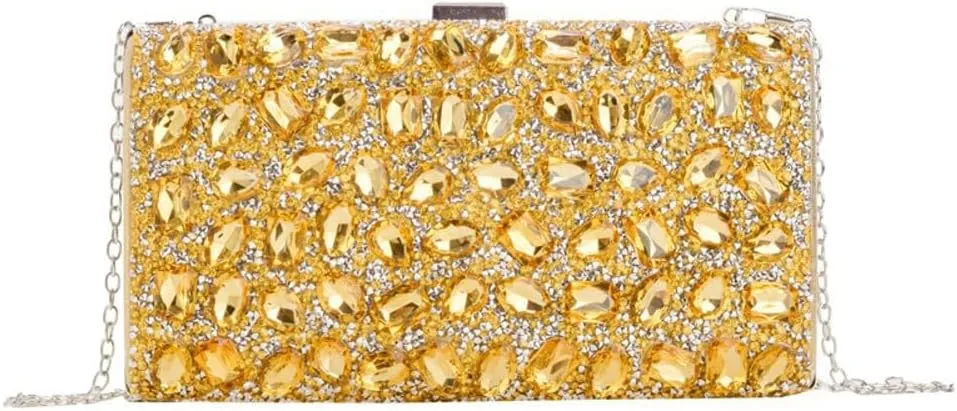 Clutch Purse Evening Bags Women Rhinestone Glitter Handbag Chain Crossbody Purse Shoulder for Wedding Party 2025