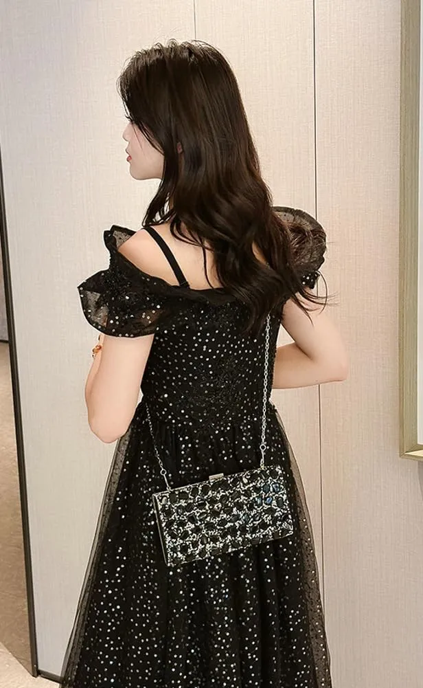 Clutch Purse Evening Bags Women Rhinestone Glitter Handbag Chain Crossbody Purse Shoulder for Wedding Party 2025