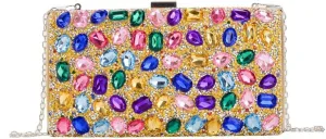 Clutch Purse Evening Bags Women Rhinestone Glitter Handbag Chain Crossbody Purse Shoulder for Wedding Party 2025