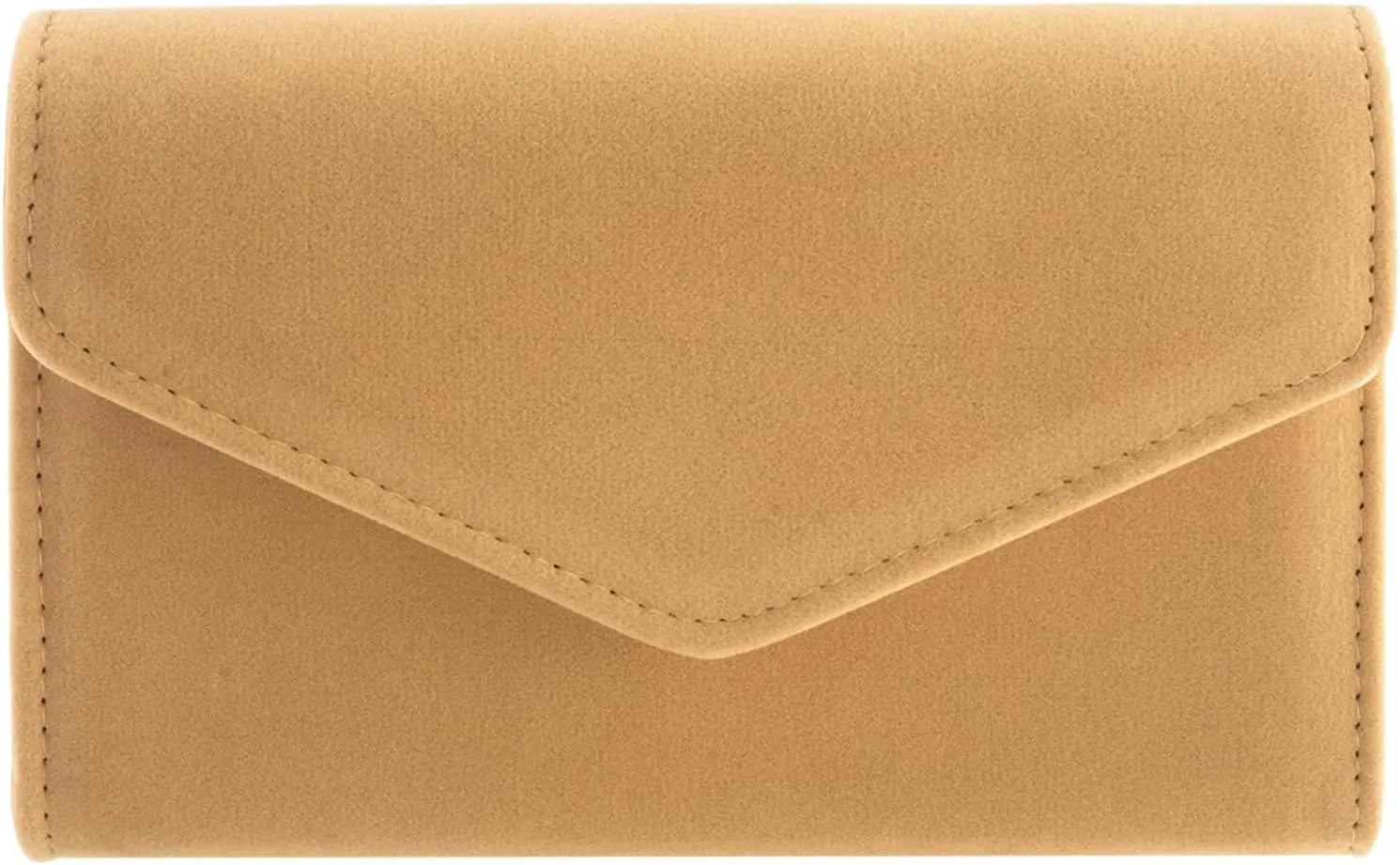 Clutch Purses for Women Evening Bag Clutch Formal Party Faux Suede Clutches Wedding Purses Cocktail Prom Clutches(Apricot)