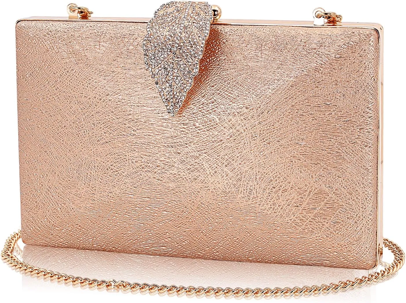 Clutch Purses for Women Rhinestone Evening Bag Formal Party Handbag With Wedding Cocktail Prom Sparkly Chain Strap Crossbody Clutches