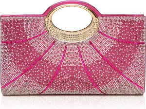Clutch Purses for Women Rhinestone Evening Bag Wedding Party Cocktail Purses Handbags.
