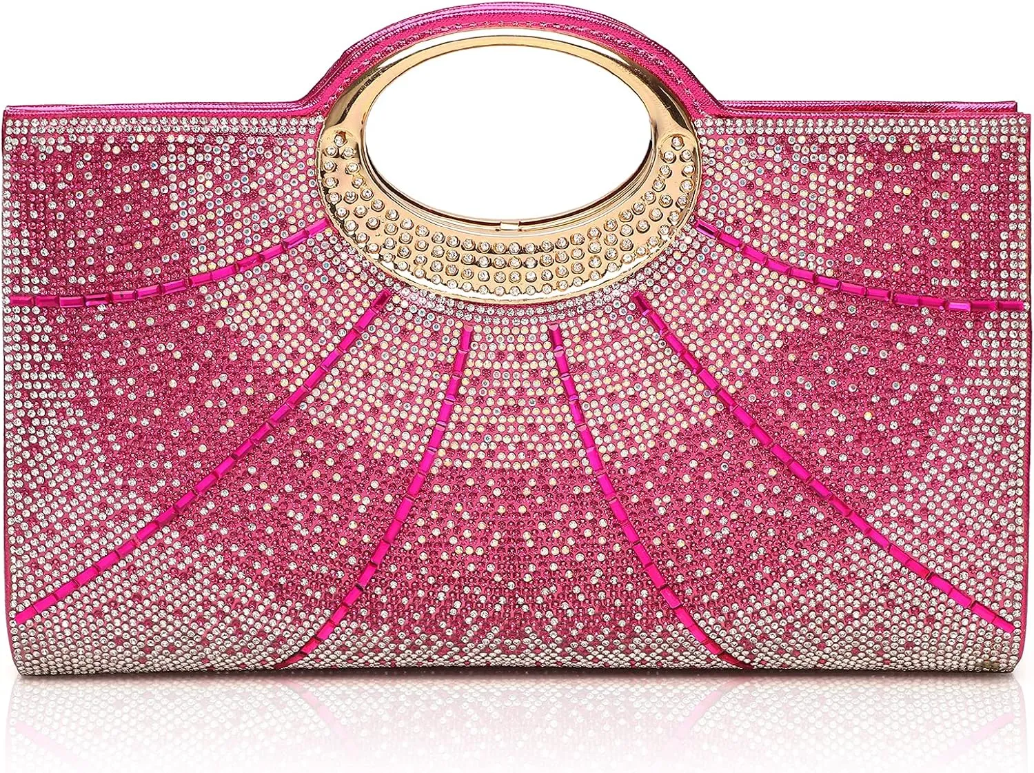 Clutch Purses for Women Rhinestone Evening Bag Wedding Party Cocktail Purses Handbags.