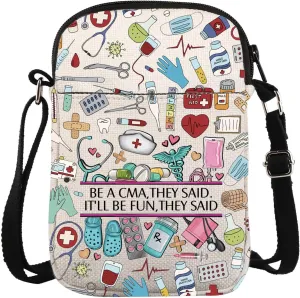 CMA Appreciation Crossbody Bag Best Certified Medical Assistant Carry On Bag Nursing Gift CMA Nurse Life Gift New CMA Gift