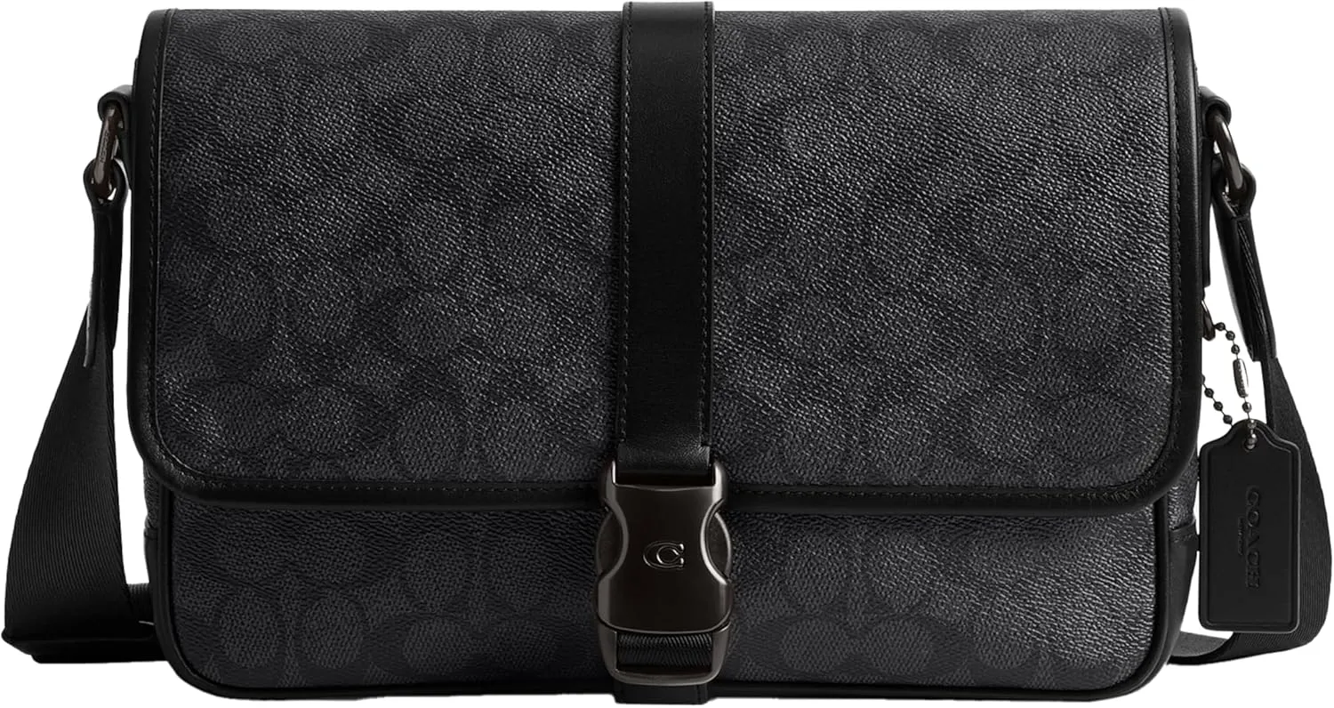 Coach League Messenger Bag, Charcoal Signature