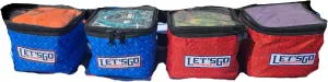 Cornhole Bag Cube case Pouch System Click and GO detable Cubes Allow flexabilty in How Many Sets You take Heavy Duty Great Looking Backpack Alternative