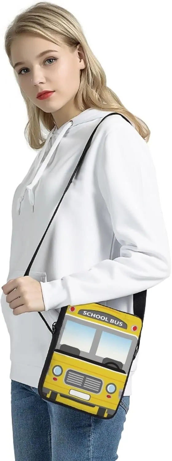 Crossbody Bag, Small Messenger Bag for Women Girls, Lightweight Adjustable Cute Coin Purse