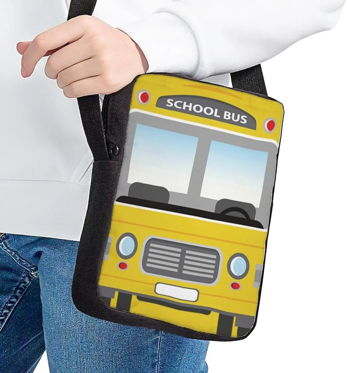 Crossbody Bag, Small Messenger Bag for Women Girls, Lightweight Adjustable Cute Coin Purse