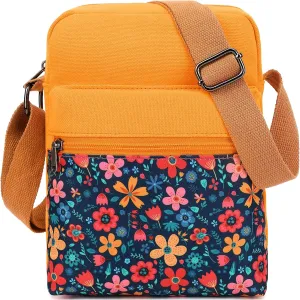 Cute Crossbody Bag and Purse Casual Canvas Shoulder Bag for Women