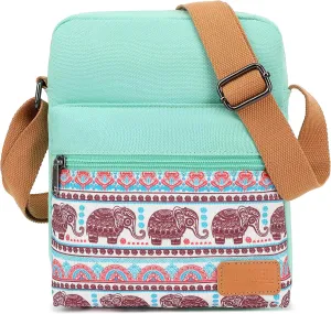 Cute Crossbody Bag and Purse Casual Canvas Shoulder Bag for Women