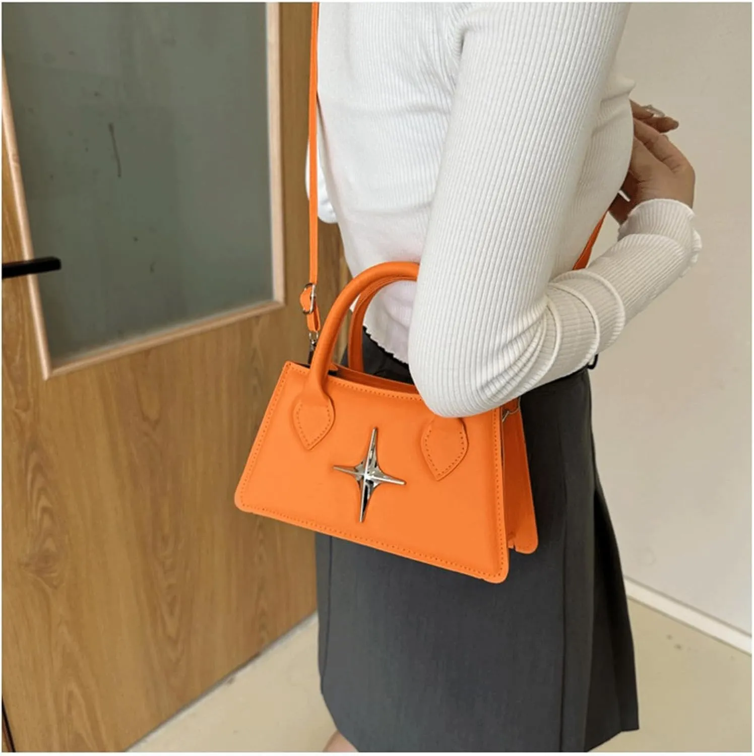 Cute Purse Small Futuristic Bag Gothic Y2k Mini Purses Minimalist Punk Classic Vintage Handbag