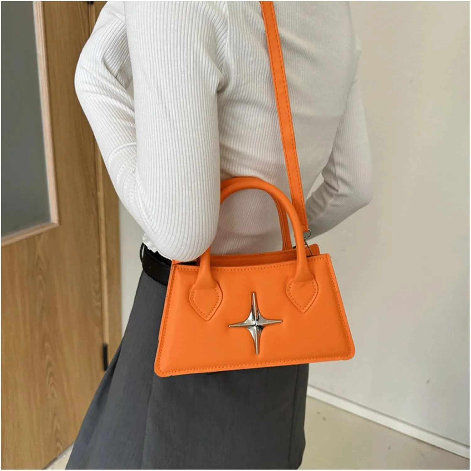 Cute Purse Small Futuristic Bag Gothic Y2k Mini Purses Minimalist Punk Classic Vintage Handbag