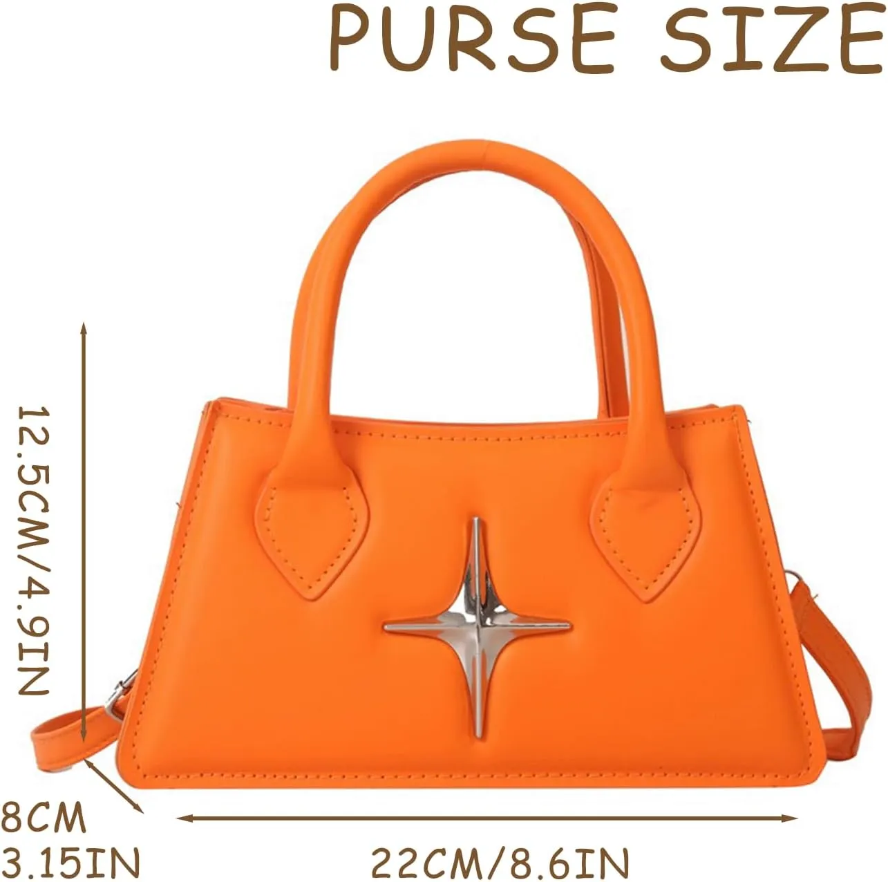 Cute Purse Small Futuristic Bag Gothic Y2k Mini Purses Minimalist Punk Classic Vintage Handbag