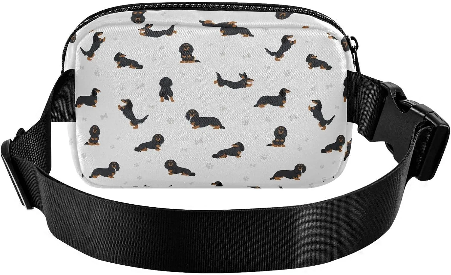 Dachshund Fanny Pack Fashion Belt Bag Women Waist Bag Waterproof Adjustable Strap Casual Travel Hiking Cycling Running