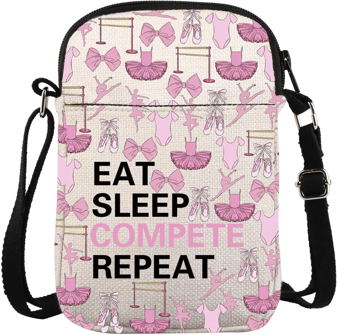 Dance Competition Crossbody Bag Ballet Contest Bag Compete Season Gift Dance Battle Gift Dance Gift For Ballerina Dancer