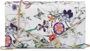Dasein Women Faux Suede Evening Clutch Bags Formal Party Clutches Wedding Purses Cocktail Prom Clutches