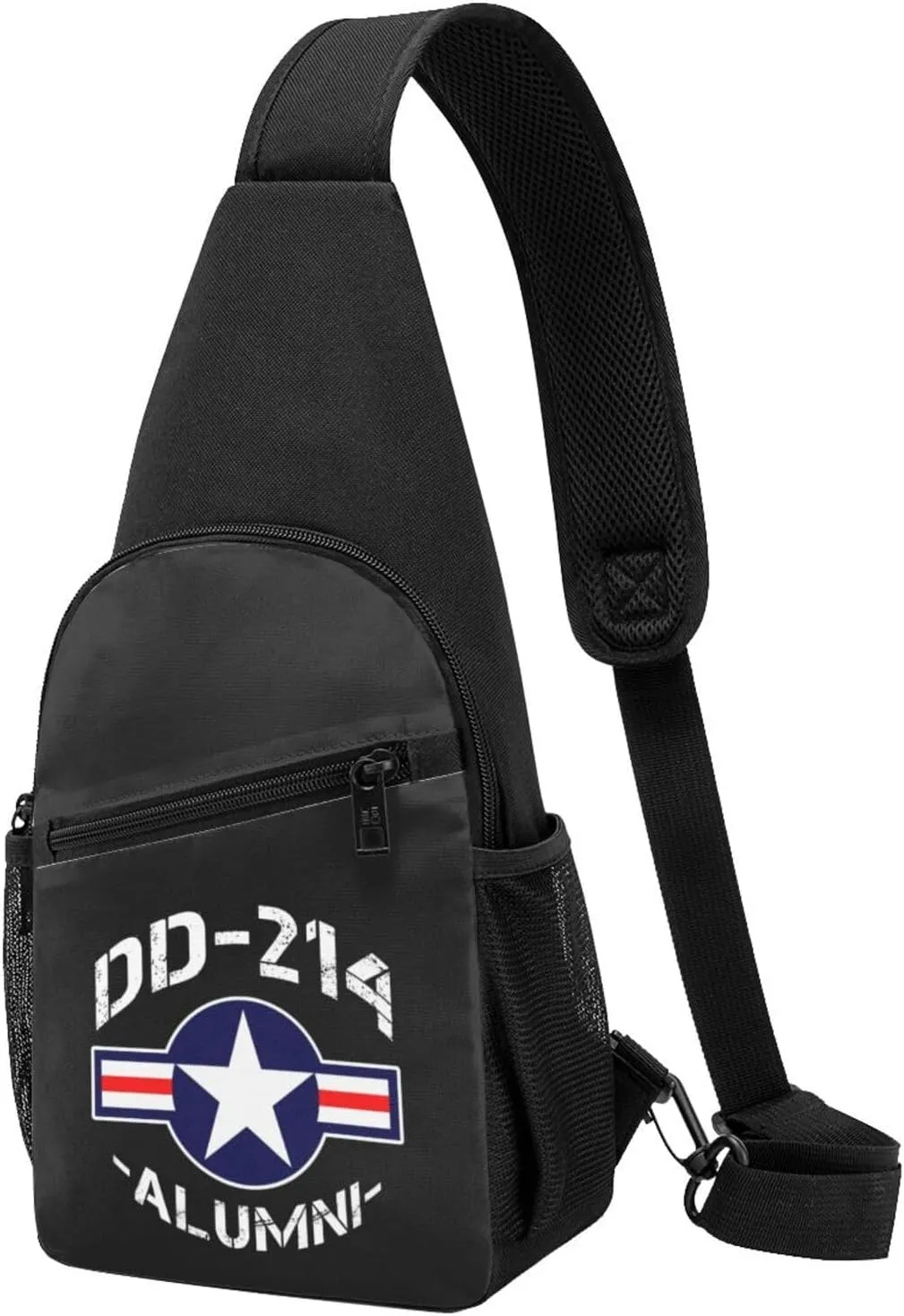 Dd-214 Alumni Air Force Adjustable Fanny Pack Waist Bag For Travel Sports
