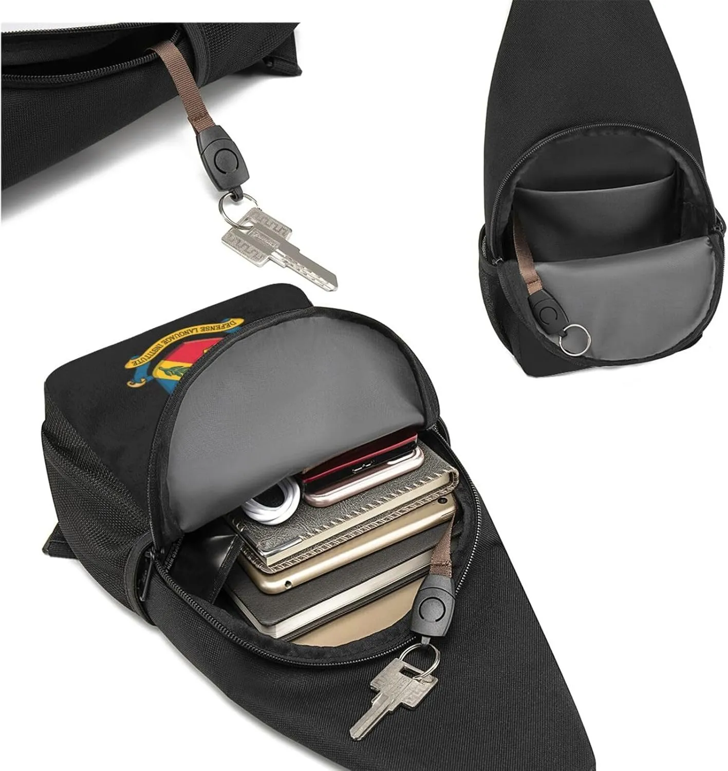 Defense Language Institute Veteran Adjustable Fanny Pack Waist Bag For Travel Sports