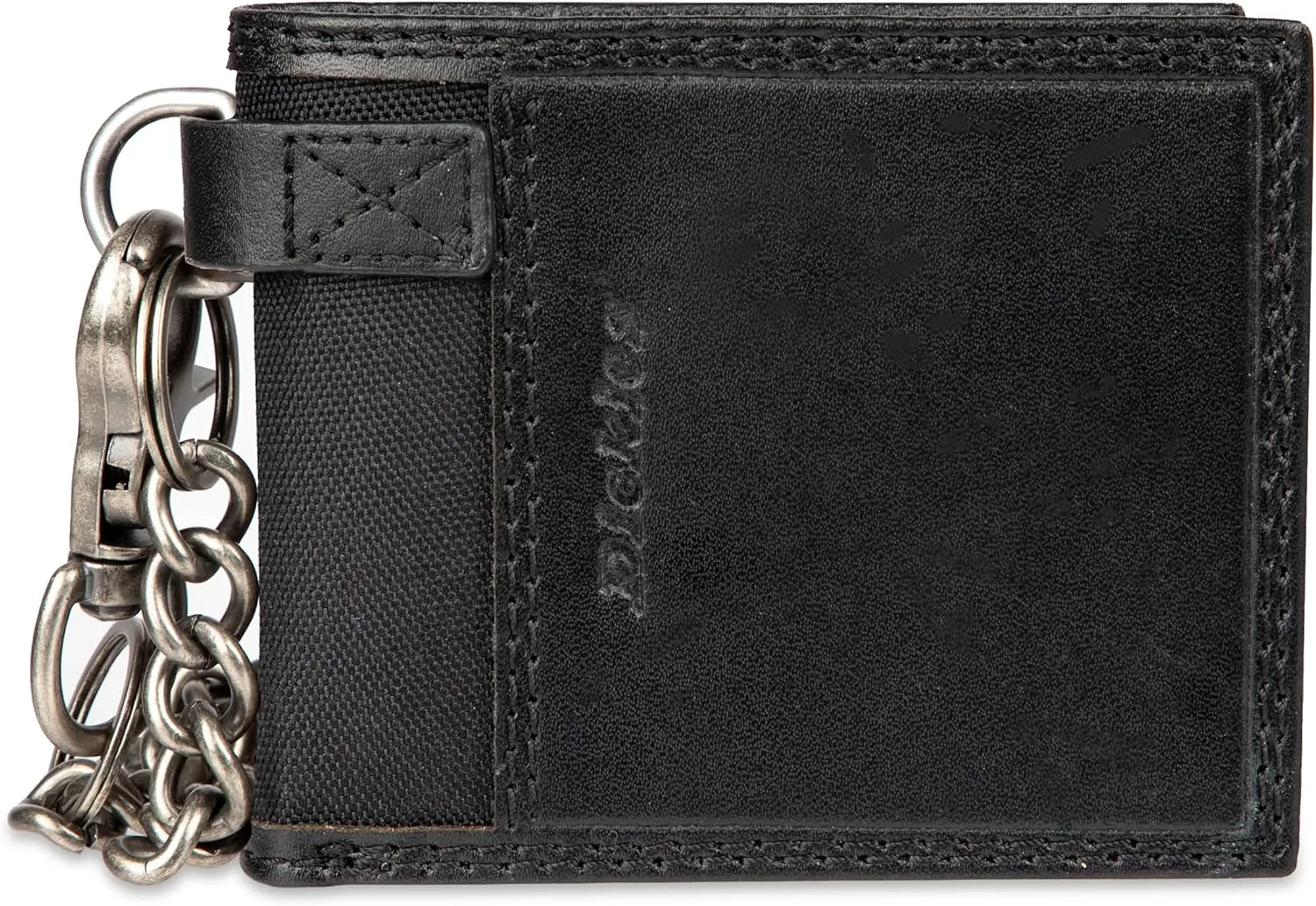 Dickies Men's Slim Everyday Leather Bifold Chain Wallet