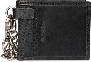 Dickies Men's Slim Everyday Leather Bifold Chain Wallet