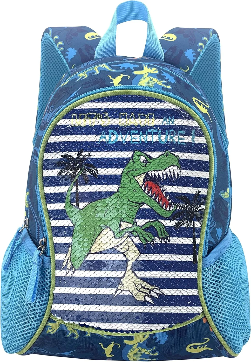 Dinosaur backpack for kids 3-5 Toddler Backpack for School Boys Girls 13 inch Dinosaur Backpack School Bag for Preschool Early Elementary with Reversible Sequins & Adjustable Strap