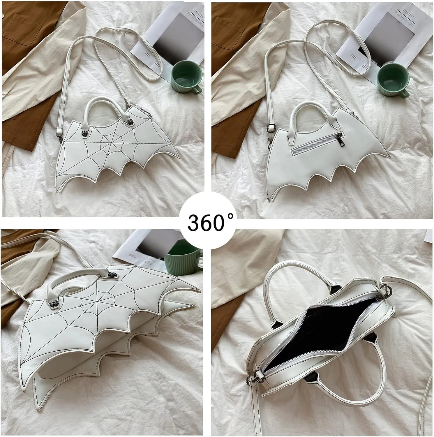 Dinosaur Shaped Shoulder Handbag PU Leather Rivet Purses Crossbody Bag for Girl Animal Novelty Purse