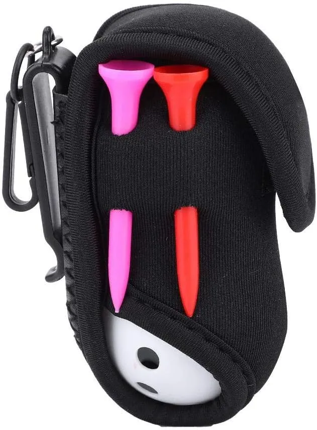 Dioche Ball Waist Bag, Portable Ball Storage Bag Holder Golfer Mini Waist Pouch Pack with Tees Balls