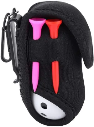 Dioche Ball Waist Bag, Portable Ball Storage Bag Holder Golfer Mini Waist Pouch Pack with Tees Balls
