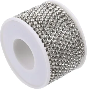 DIY Rhinestone Chain 10m Decorative Belt Metal Jewelry Making for Wedding Decor Dress