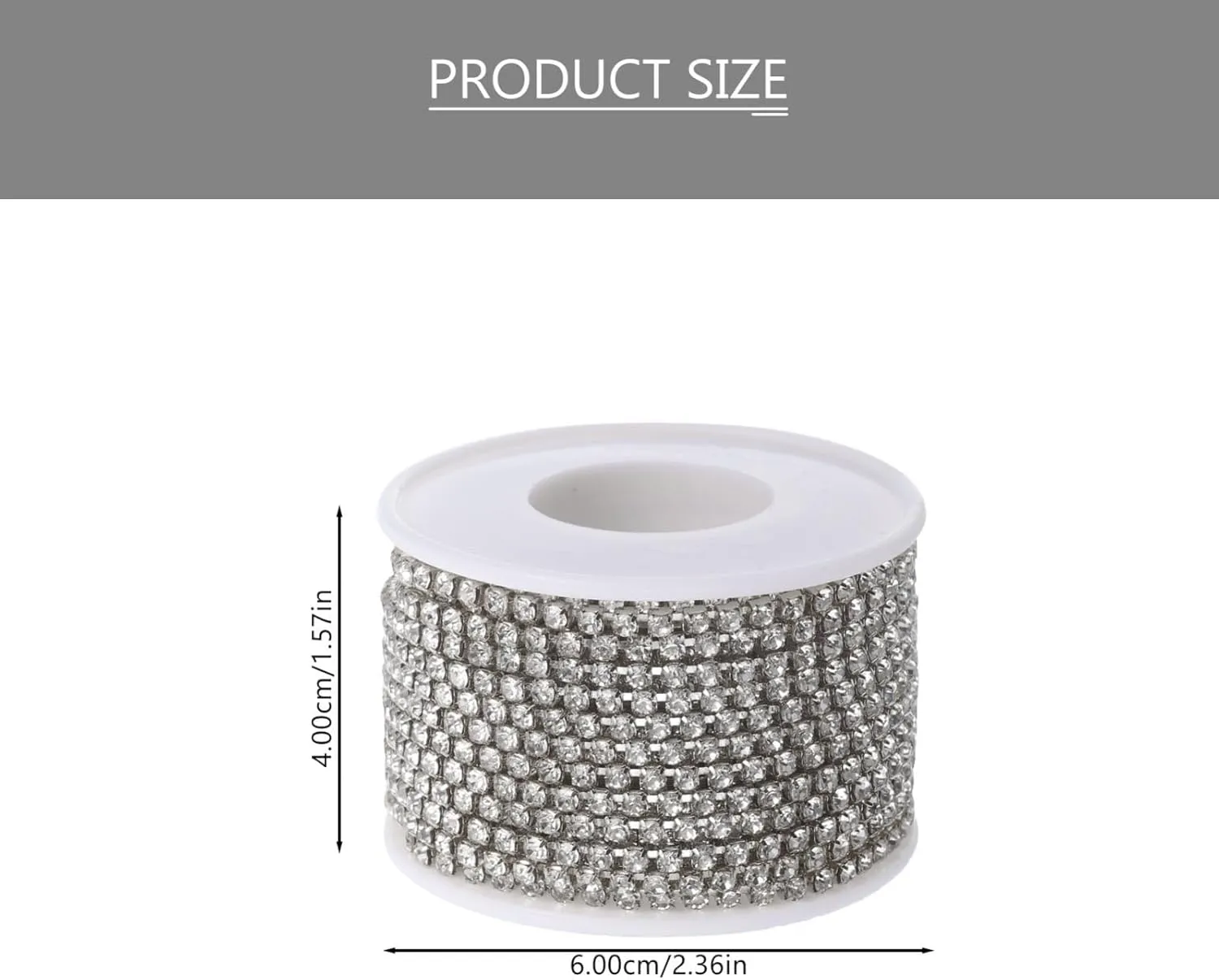 DIY Rhinestone Chain 10m Decorative Belt Metal Jewelry Making for Wedding Decor Dress