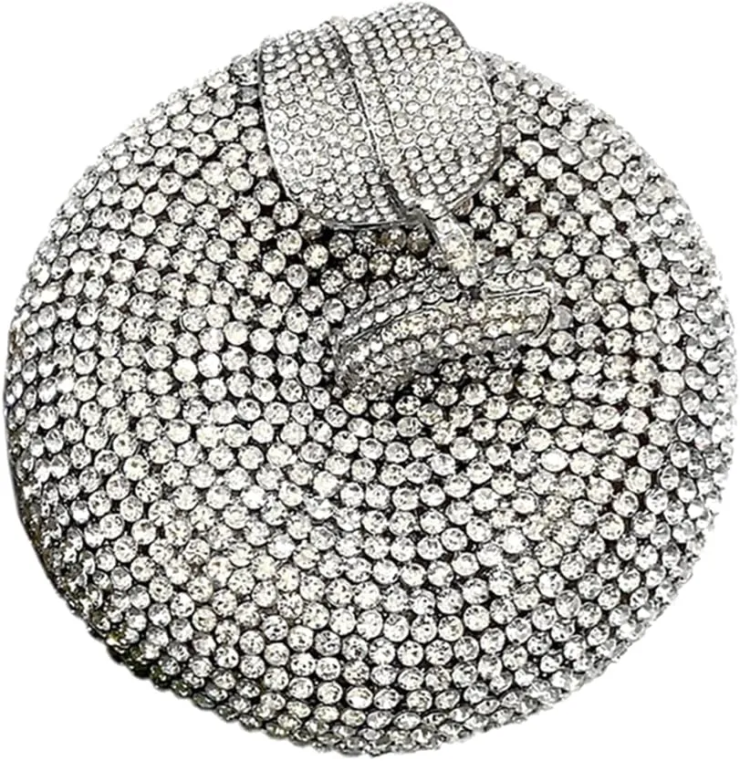 DJBM Sparkly Apple Rhinestone Evening Clutch Women Luxury Fruit Crystal Handbags Diamond Purses for Party Wedding Prom