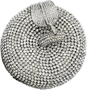 DJBM Sparkly Apple Rhinestone Evening Clutch Women Luxury Fruit Crystal Handbags Diamond Purses for Party Wedding Prom