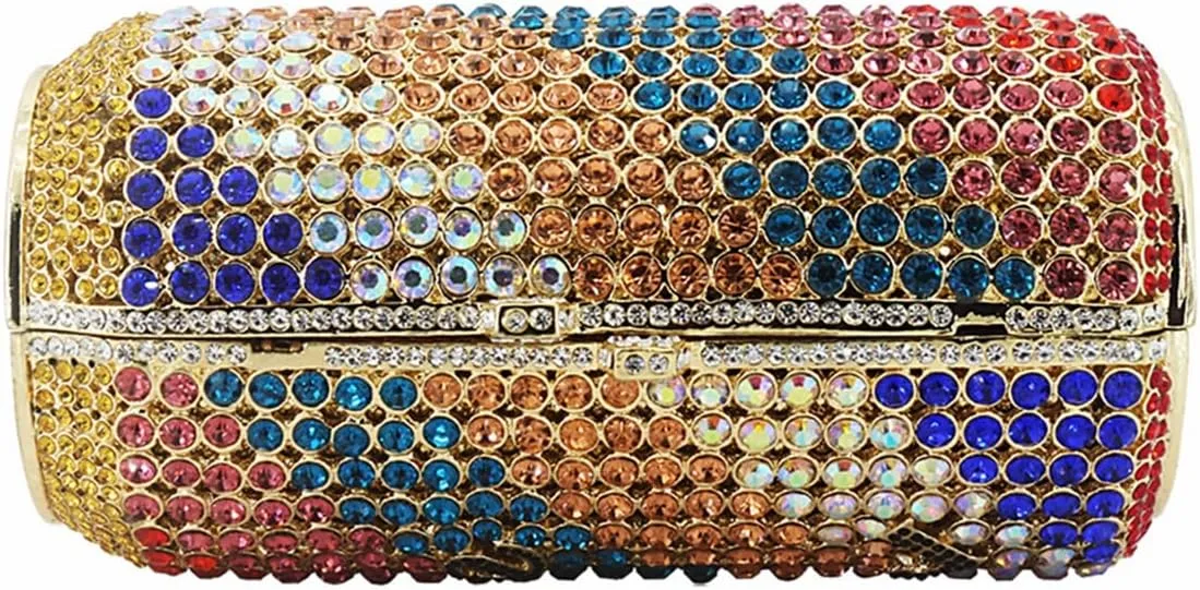 DJBM Women Beer Can Diamond Evening Bags Rhinestone Clutch Crystal Purses for Women Party Wedding Cocktail Prom Handbag