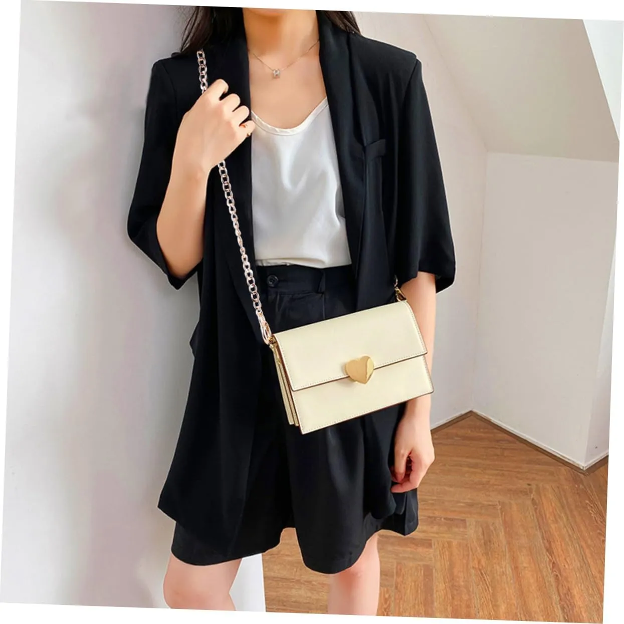 DOITOOL 1pc Alloy Metal Handbag Chain Durable Bag Accessory for Handbag and Shoulder Bag Decoration Fashionable Design with Excellent Workmanship Long Lasting and Fade Resistant Chain for