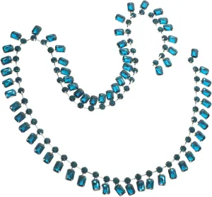 DOITOOL Elegant Rhinestone Chain for Wedding Charm Removable Applique Decoration for Bags Shoes and Accessories and Long Tassel Design