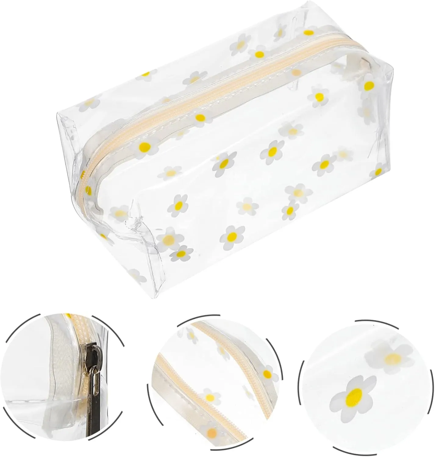 DOITOOL Transparent Cosmetic Bag Travel Makeup Bag Cosmetic Wash Bag Large Capacity Bag Girl Storage Bags, As Shown 1, medium