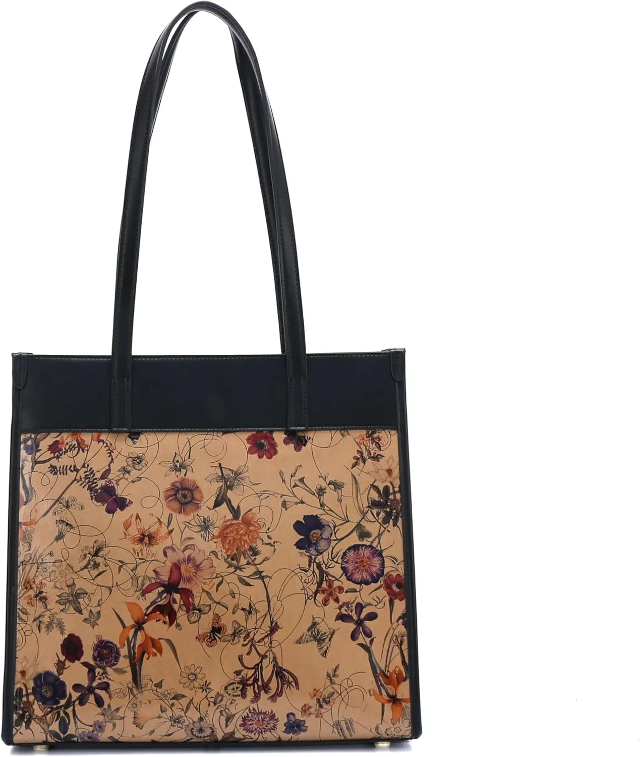 DOSHI - Portrait Tote 2 - Sustainable German Kraft Paper Vegan Leather Tote Bag for Women - Unique Vegan Tote Bag